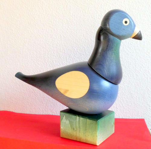 taube2 Taube - Holzfigur gedrechselt