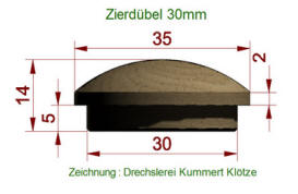 Zierdübel